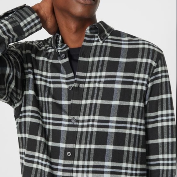 Club Monaco Other - Club Monaco Long Sleeve Open Plaid Flannel Shirt